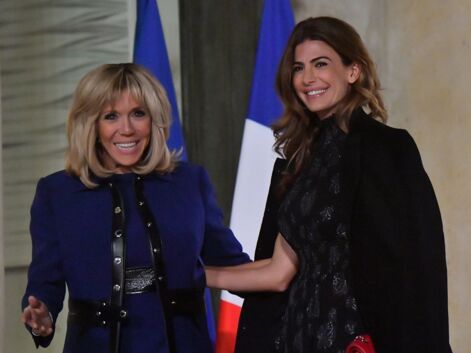PHOTOS - Brigitte Macron chic en Louis Vuitton pour un dîner avec la première dame argentine
