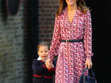 PHOTOS - Kate Middleton en robe chic Michael Kors pour la rentrée des classes de ses enfants