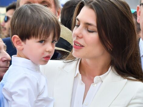 Charlotte Casiraghi et son fils Raphaël au Prix de Monaco