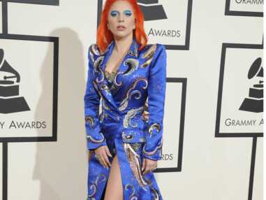 Aux Grammy Awards, la robe est fendue