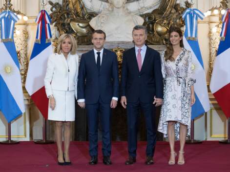 PHOTOS - Brigitte Macron renoue avec la jupe courte en Argentine