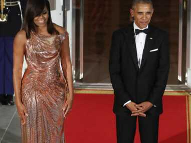 Michelle Obama en Atelier Versace