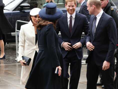 Meghan Markle, les princes Harry et William, Kate Middleton et la Reine radieux au Commonwealthday