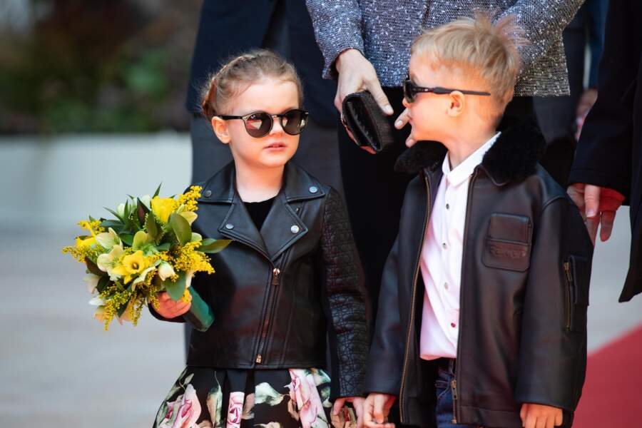 Jacques Et Gabriella De Monaco : Ultra-lookés Avec Des Perfecto En Cuir ...