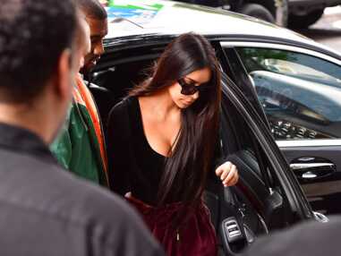 Arrivee de Kim Kardashian à NY