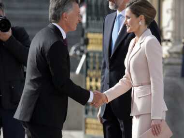 Letizia d'Espagne très accueillante avec ses hôtes argentins