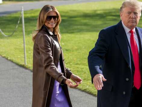 PHOTOS - Melania Trump tout en cuir pour son arrivée au G20