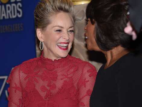 Sharon Stone : sa coupe courte  aux Golden Globes Awards