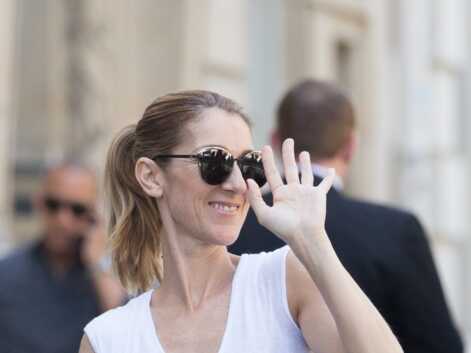 Celine Dion sort de l'hôtel avec Pepe Munoz