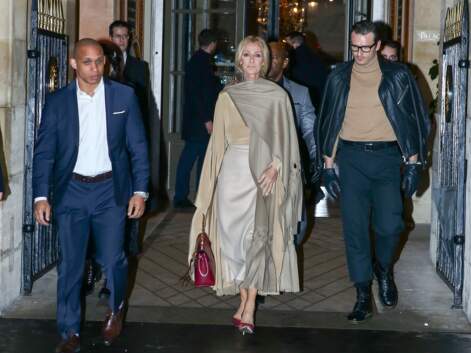 PHOTOS - Quand le look de Céline Dion est assorti à celui de Pepe Munoz au défilé Valentino