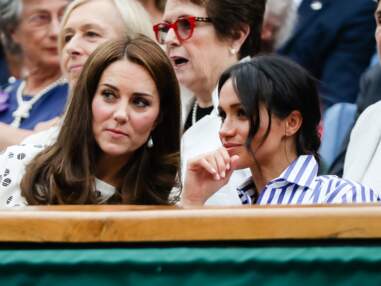 Kate Middleton et Meghan Markle complices lors de leur 1ère sortie entre "copines" à Wimbledon