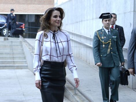 Gotha - Quand Letizia d'Espagne copie le look de Rania de Jordanie