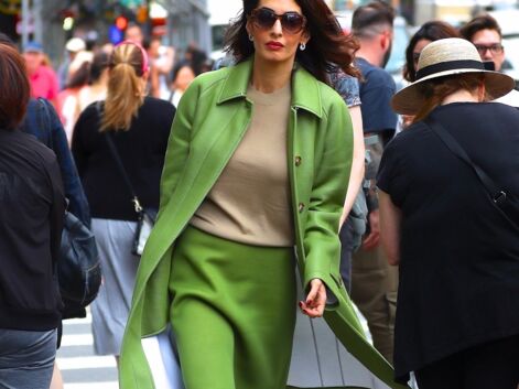 Amal Clooney, son look de businesswoman, so green!