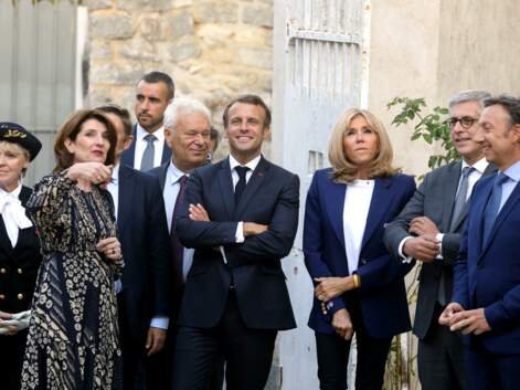 Brigitte Macron en jean-blazer :  sa nouvelle panoplie chic et tendance pour les journées du patrimoine
