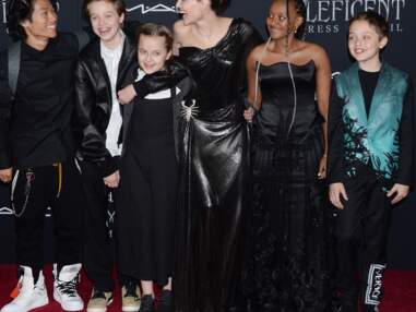 PHOTOS - Angelina Jolie tout sourire avec ses enfants