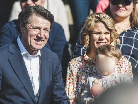 PHOTOS - Laura Tenoudji et Christian Estrosi heureux avec leur fille Bianca à Nice