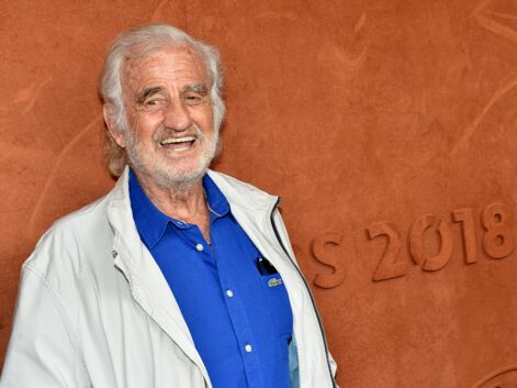 PHOTOS - Rare sortie de Jean-Paul Belmondo : l’acteur se détend Roland-Garros