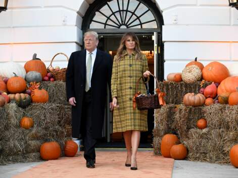 Le président Trump a fêté Halloween aux côtés de sa femme Melania