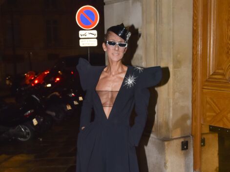 PHOTOS - Céline Dion sans soutien-gorge à la Fashion Week