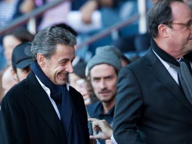 PHOTOS - Nicolas Sarkozy et François Hollande côte-à-côte au Parc des Princes pour applaudir le PSG