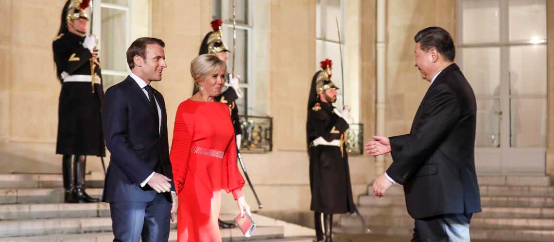 Photos Brigitte Macron Glamour Et Sophistiquée En Longue