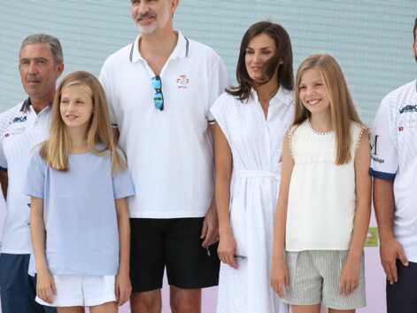 PHOTOS - Felipe VI,Letizia, leurs filles Leonor et Sofia à Majorque pour la course de voile "Copa del Rey" le 1er août 2019