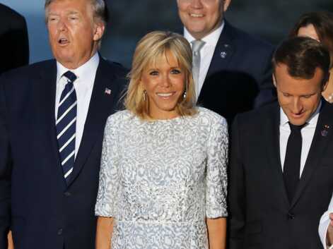 PHOTOS - Brigitte Macron adopte la demi-queue de cheval lors du G7