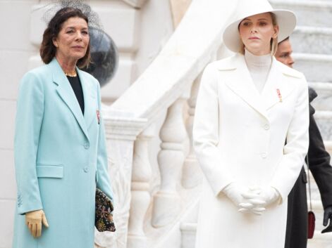 PHOTOS - Charlene de Monaco impériale en total look blanc lors de la fête nationale monégasque.
