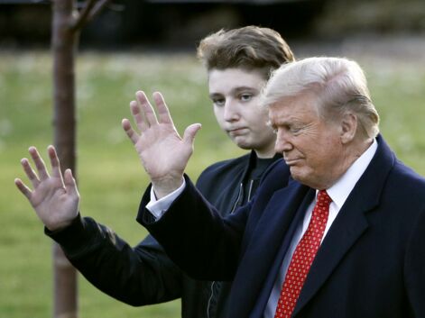 PHOTOS - Barron Trump a encore bien grandi : à 13 ans il dépasse presque ses parents