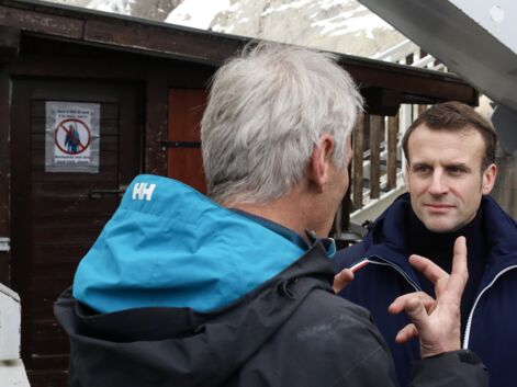 PHOTOS - Emmanuel Macron : sa tenue de ski fait parler