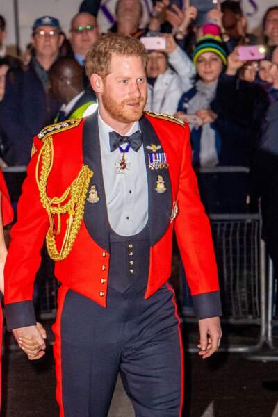 Uniforme de rigueur pour le princeHarry, encore à la tête de la Marine Royale