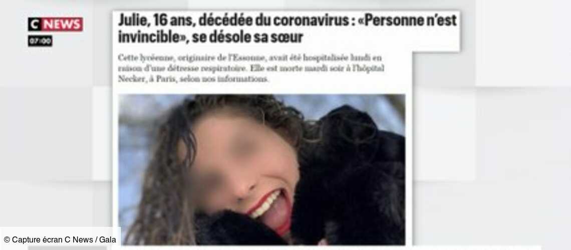 Qui Est Julie La Jeune Fille De 16 Ans Decedee Du Coronavirus Gala