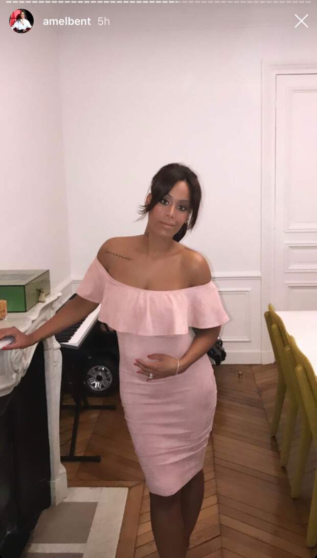Amel Bent dévoile les images de sa deuxième grossesse - Gala