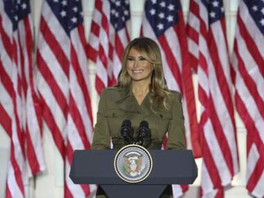 PHOTOS - Melania Trump en tailleur militaire pour son discours lors de la Convention Républicaine