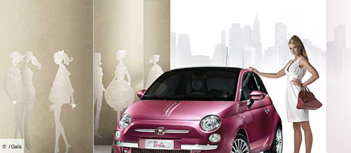 barbie fiat 500 blanche