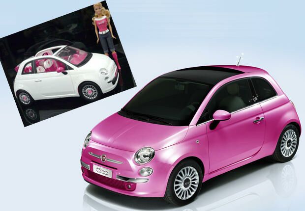 Fiat 500 barbie blanche outlet