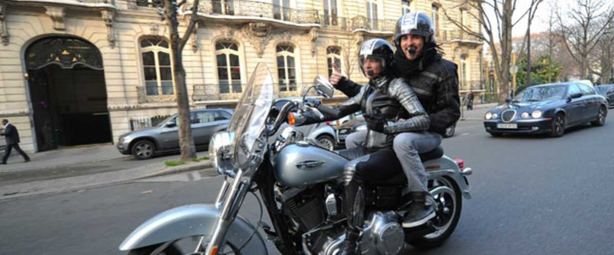 Video Christophe Willem Chevauche La Moto De Notre Taxi Girl Gala