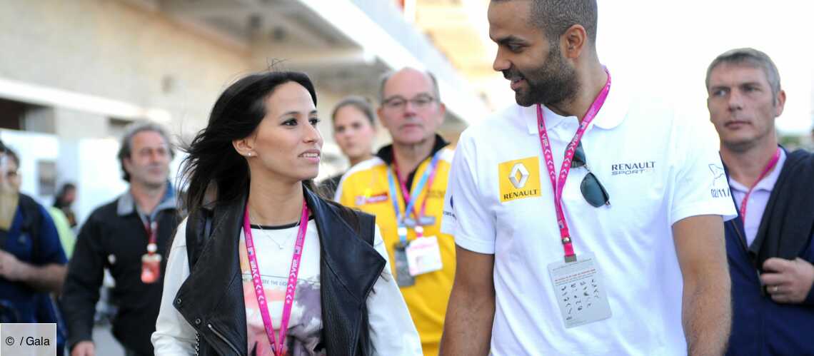 Tony Parker et sa femme Axelle dans le paddock de la F1 - Gala