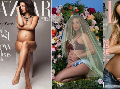 Comme Beyoncé, ces stars qui posent enceintes et nues
