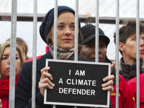 Photos- Marion Cotillard participe à une manifestation de Greenpeace