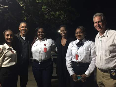 PHOTOS - La nouvelle lune de miel de Michelle et Barack Obama dans les îles vierges britanniques