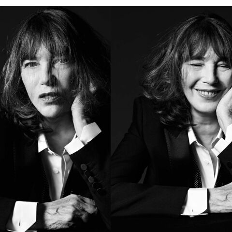 Jane Birkin dans le smoking Saint Laurent - Gala