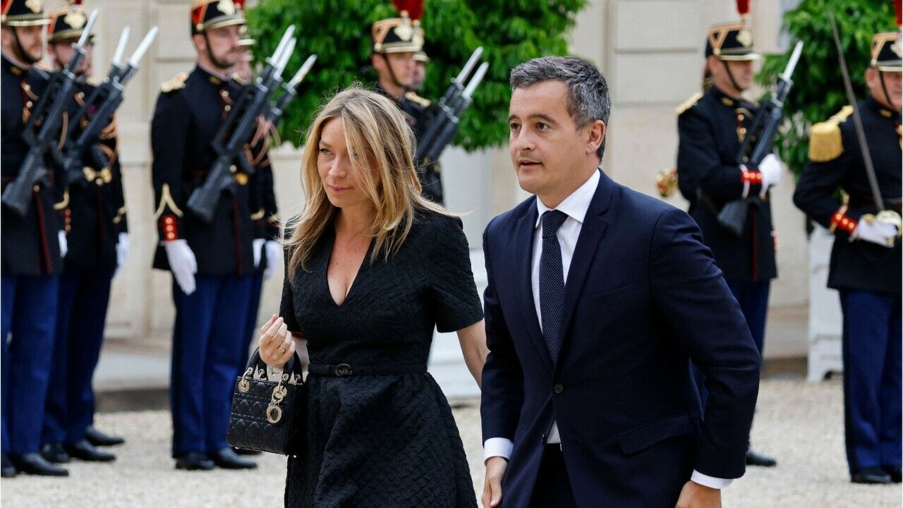 Photo Gerald Darmanin Jeune Papa Il S Affiche Au Bras De Sa Femme Rose Marie Gala