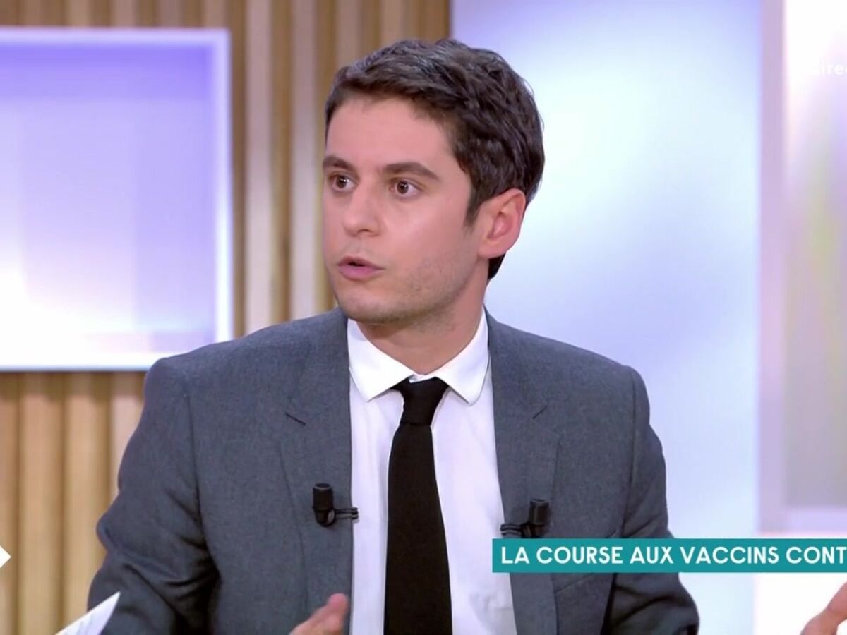 VIDÉO - Coup de gueule de Bernard Tapie sur le manque de vaccins : Gabriel Attal calme le jeu