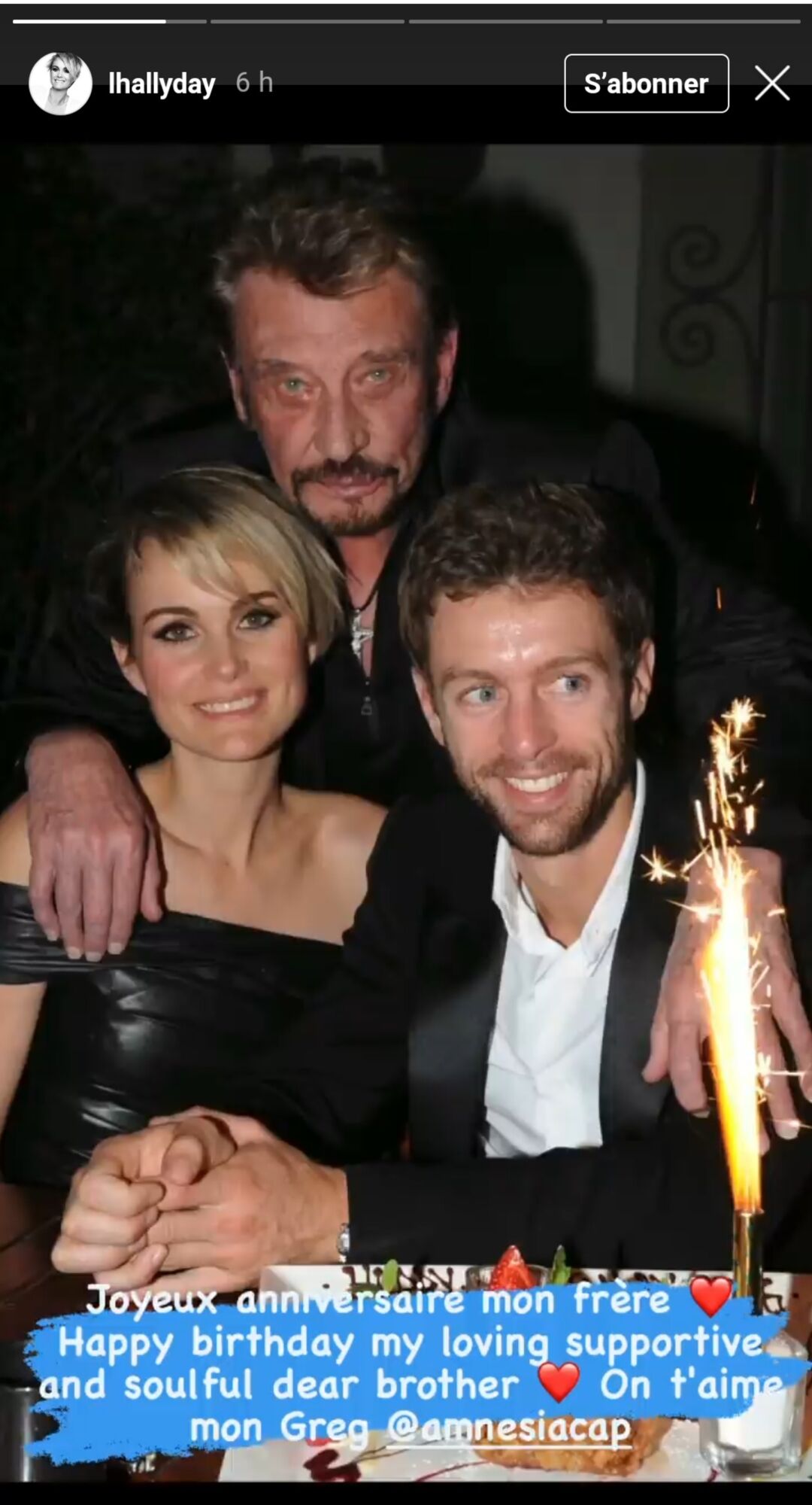 Laeticia Hallyday La Declaration D Amour A Gregory Boudou Son Frere Pas Apprecie Par Johnny Hallyday Gala