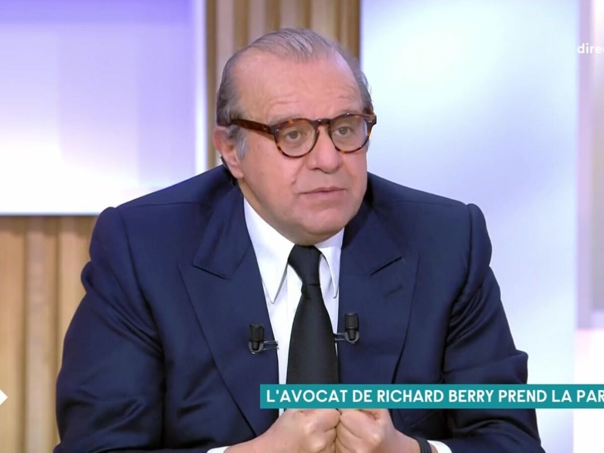 VIDÉO - Affaire Richard Berry : Il y aura un classement sans suite affirme son avocat