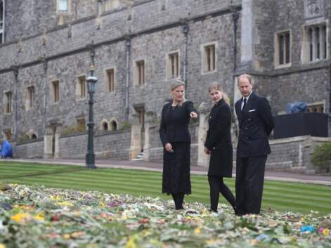 PHOTOS - Le prince Edward, Sophie de Wessex et leur fille Lady Louise émus avant les obsèques de Philip