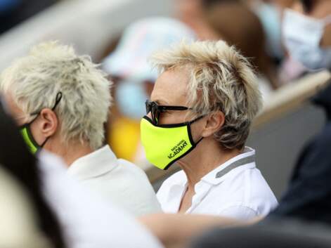 PHOTOS - Muriel Robin et Anne Le Nen complices et passionnées à Roland Garros 