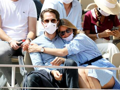 PHOTOS - Ophélie Meunier, Amir, Tony Parker... les couples s'affichent dans les gradins de Roland-Garros
