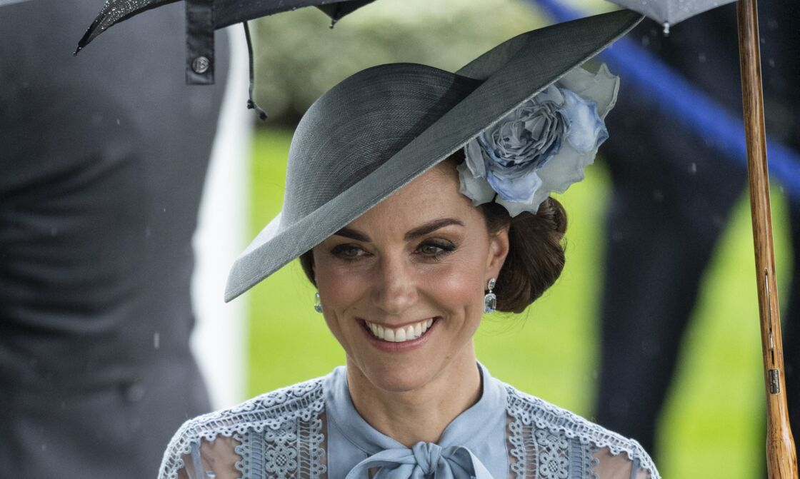 Kate Middleton et l'un de ses plus beaux chignons, porté en 2019 à Ascot